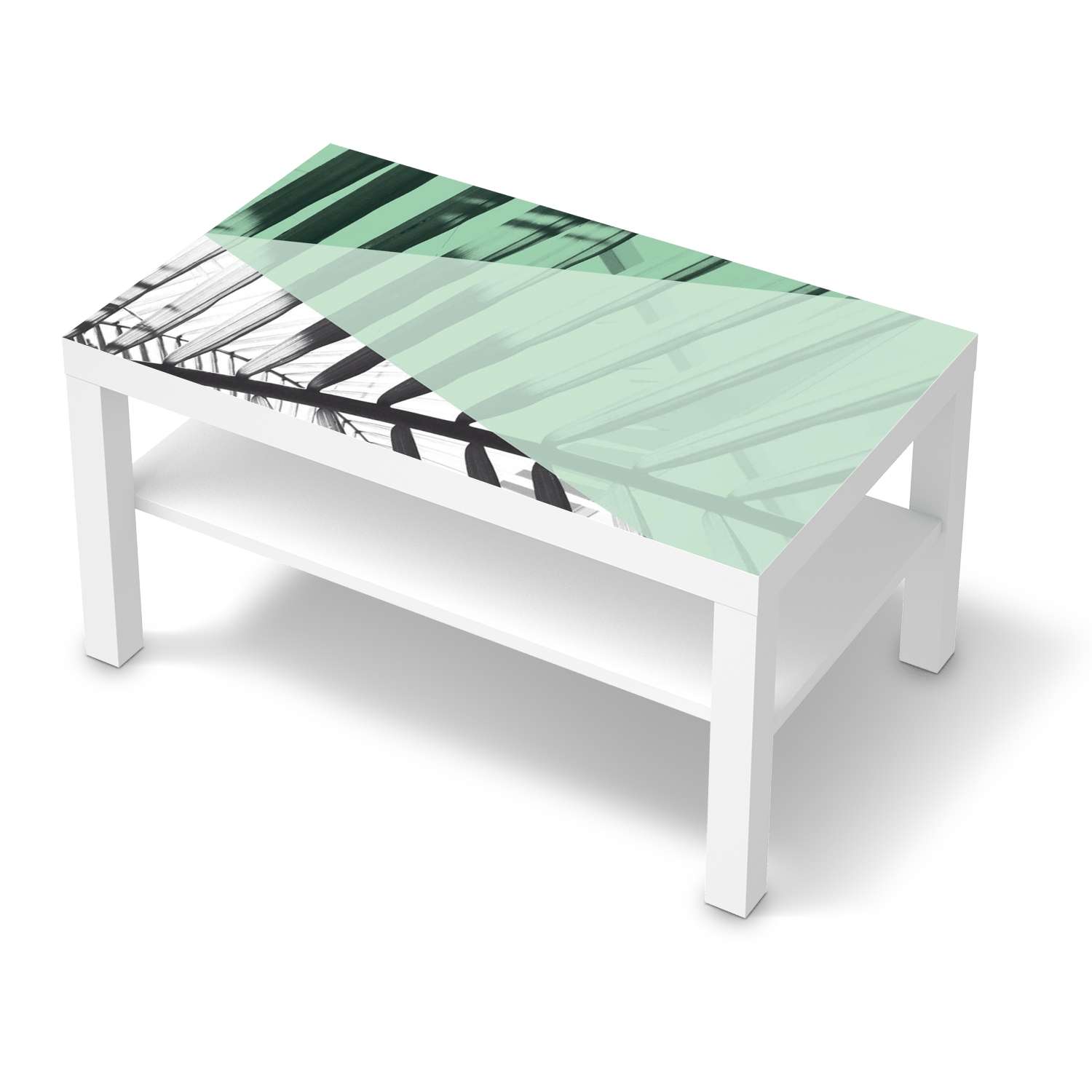 Möbelfolie IKEA Lack Tisch 90×55 cm – Design: Palmen mint Schn?ppchen
