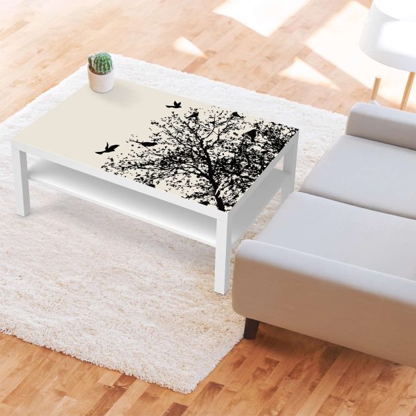 Klebefolie IKEA Lack Tisch 118x78 cm - Design: Tree and Birds 2 Zu verkaufen – Bild 3