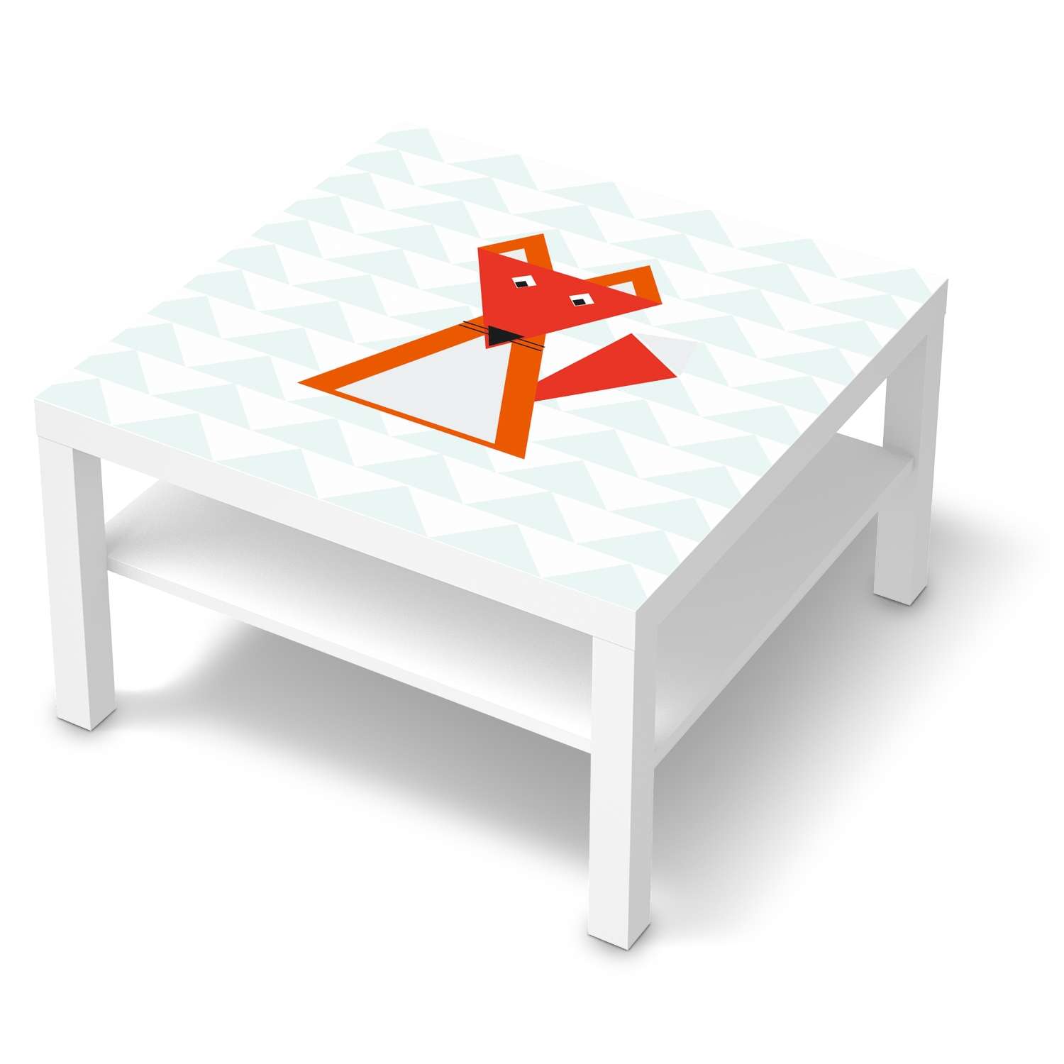 Selbstklebende Folie IKEA Lack Tisch 78×78 cm – Design: Füchslein Online-Verkauf